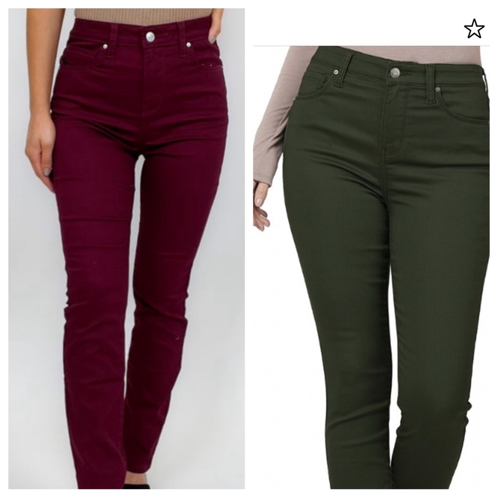 Zenana Straight Leg Jeans 💜 - Picture 2 of 2